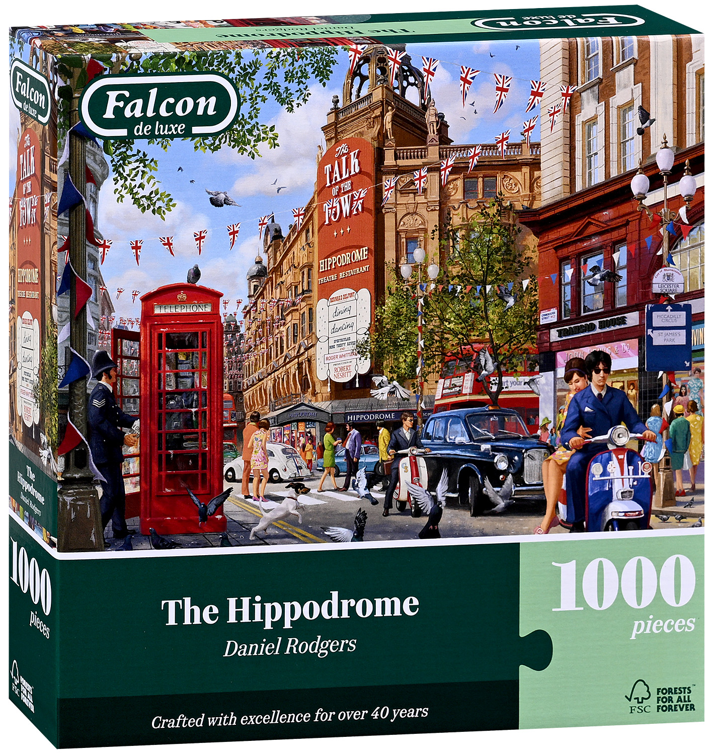 Puzzle Falcon din 1000 piese - Hipodromul, Londra