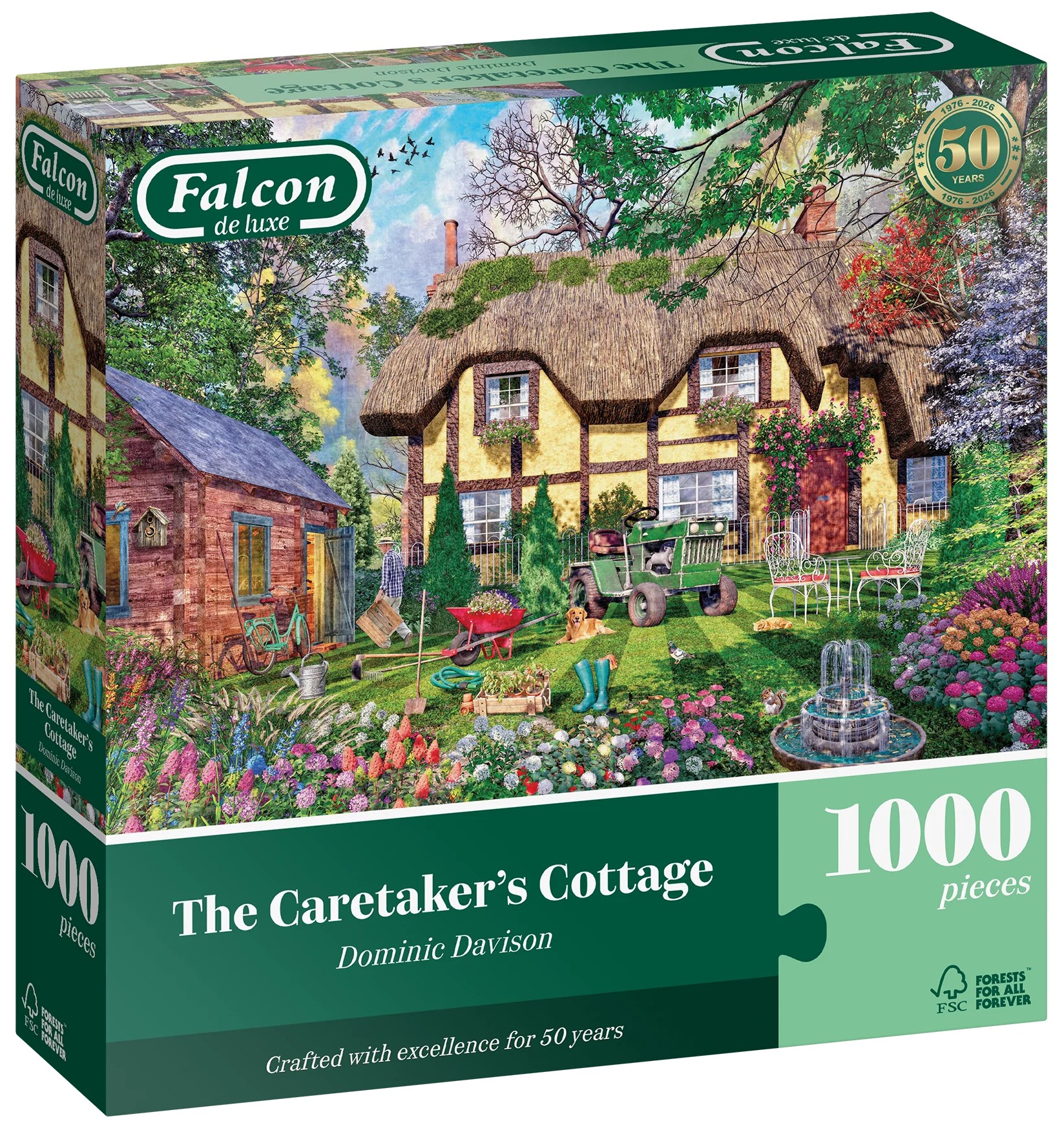 Puzzle Falcon de 1000 piese - Căsuța grădinarului