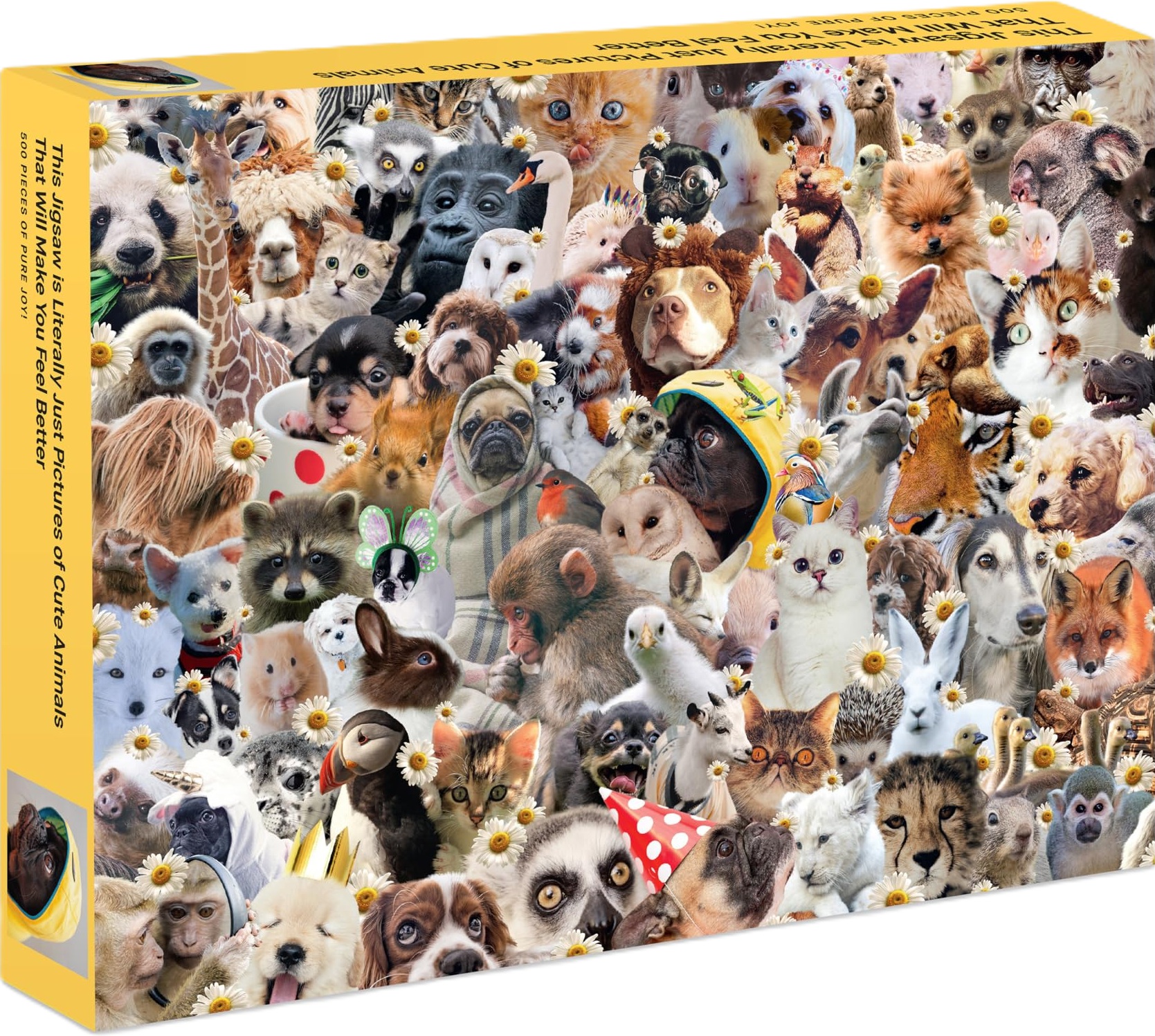 Puzzle Galison din 500 de piese - Animale dragalase