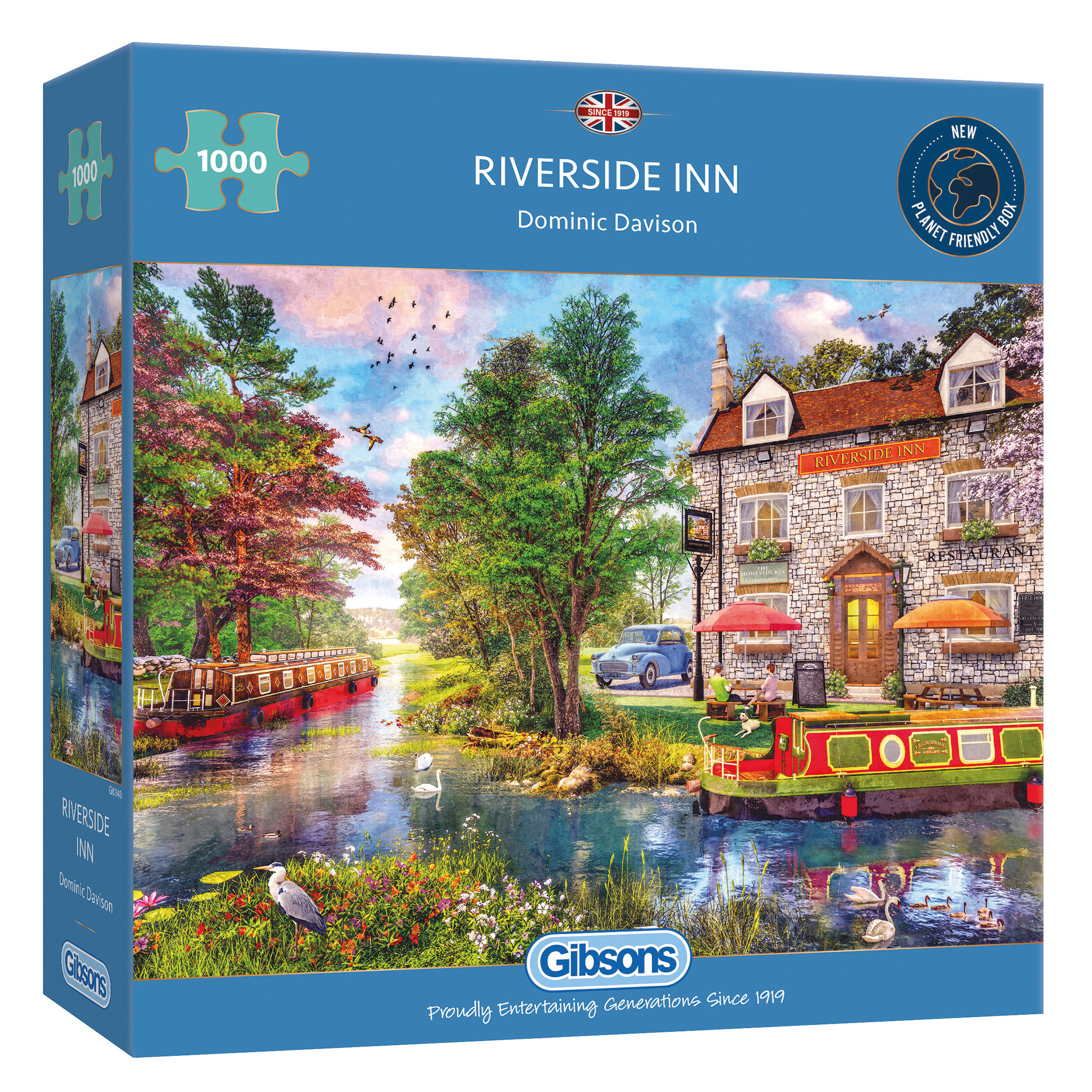 Puzzle Gibsons din 1000 de piese - In apropierea raului