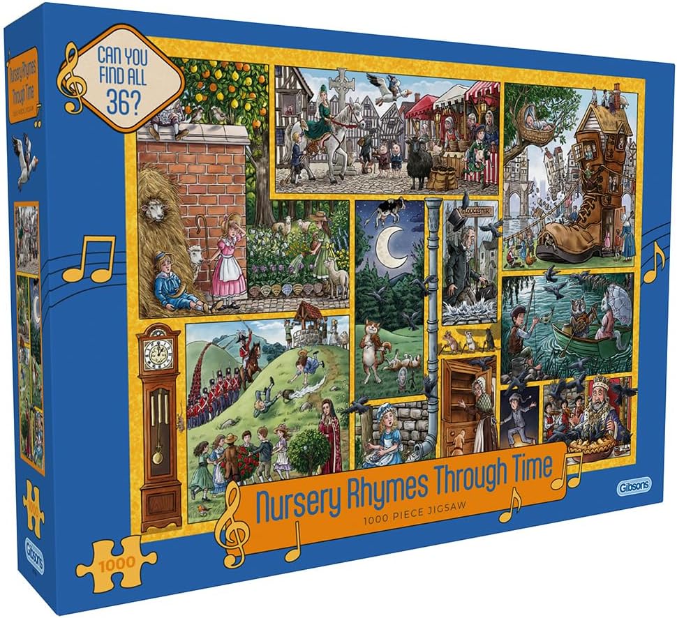 Puzzle Gibsons din 1000 piese - Cântece pentru copii de-a lungul anilor