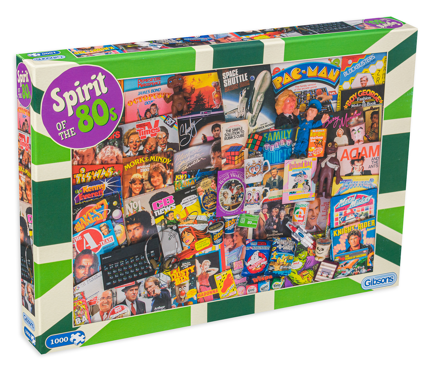 Puzzle Gibsons din 1000 de piese - Spiritul anilor 80, Robert Opie