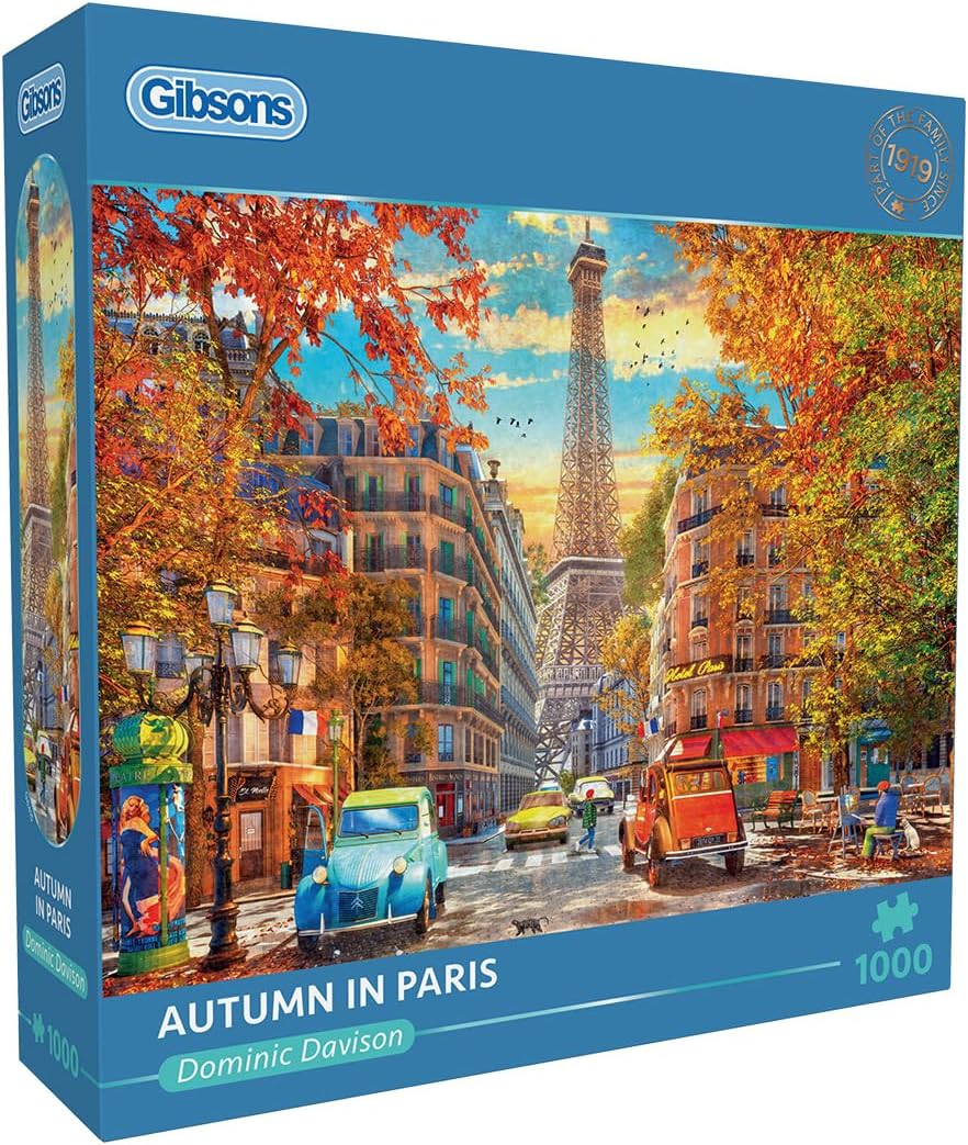 Puzzle Gibsons din 1000 piese - Toamna la Paris