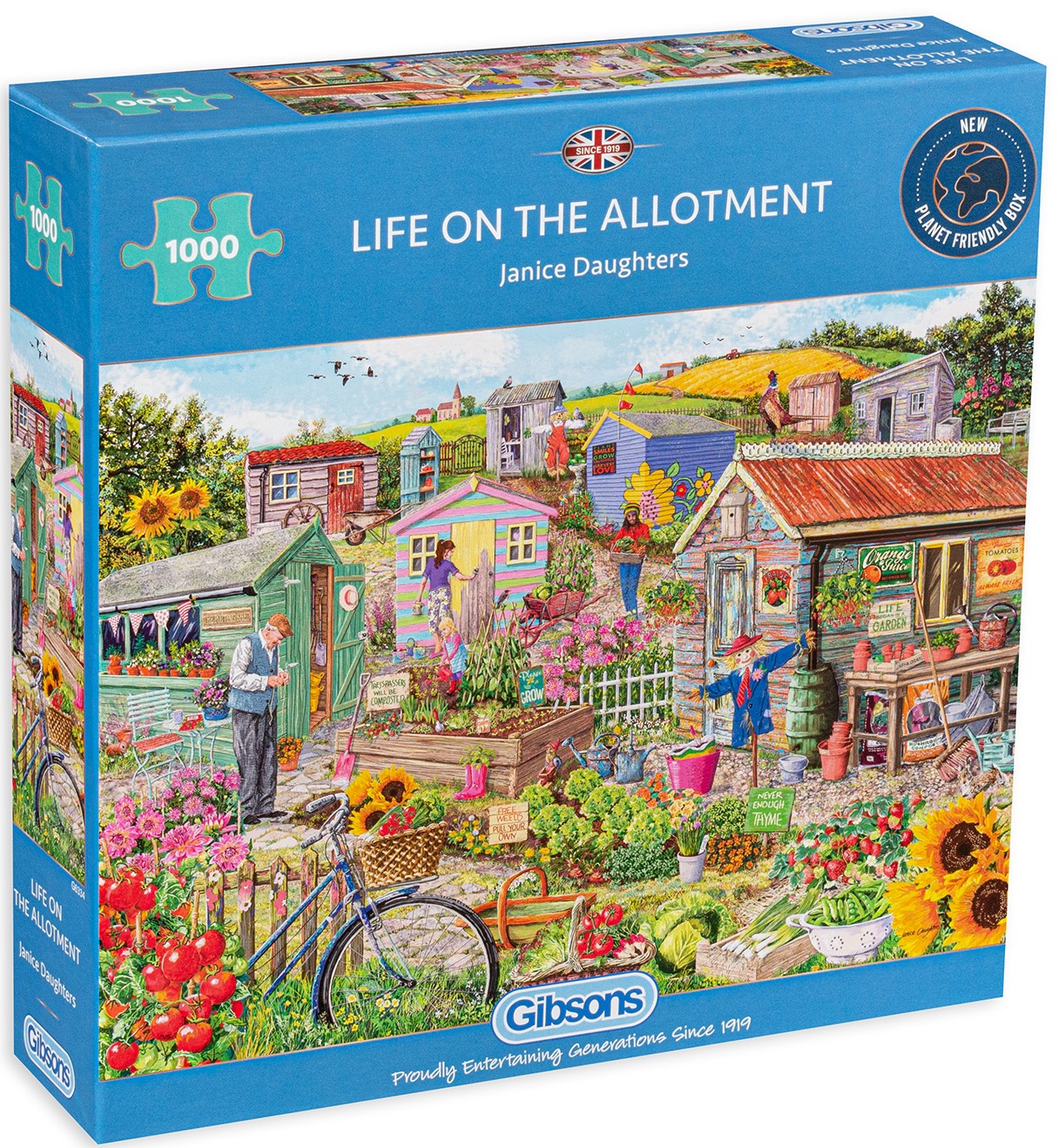 Puzzle Gibsons din 1000 de piese - Centrul Gradinii