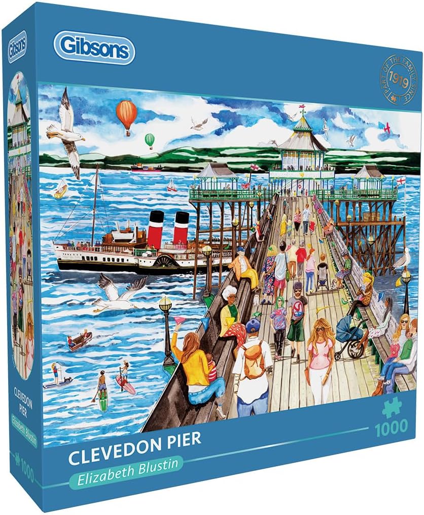 Puzzle Gibsons din 1000 piese - Cheiul din Clevedon