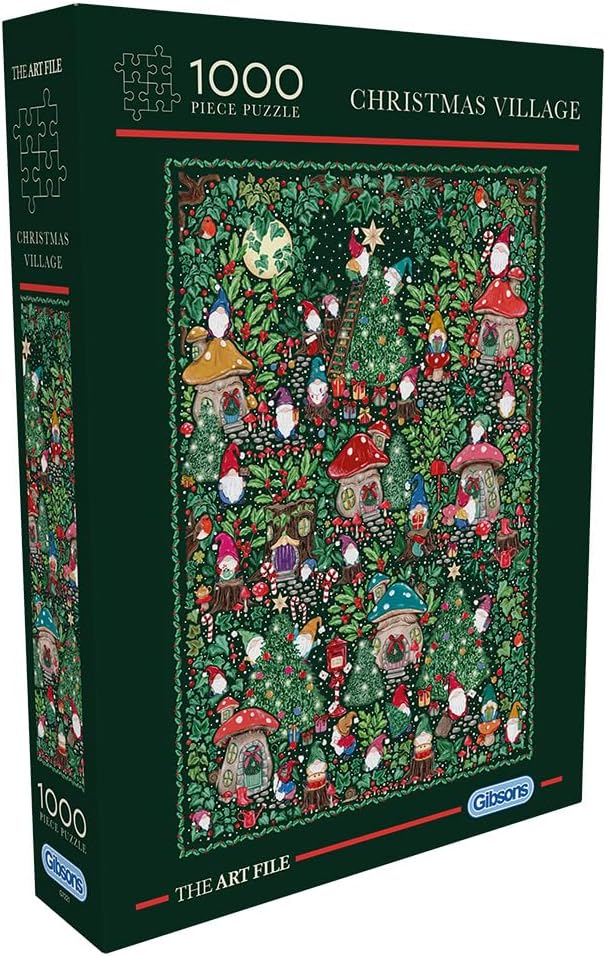 Puzzle Gibsons din 1000 piese - Satul de Crăciun