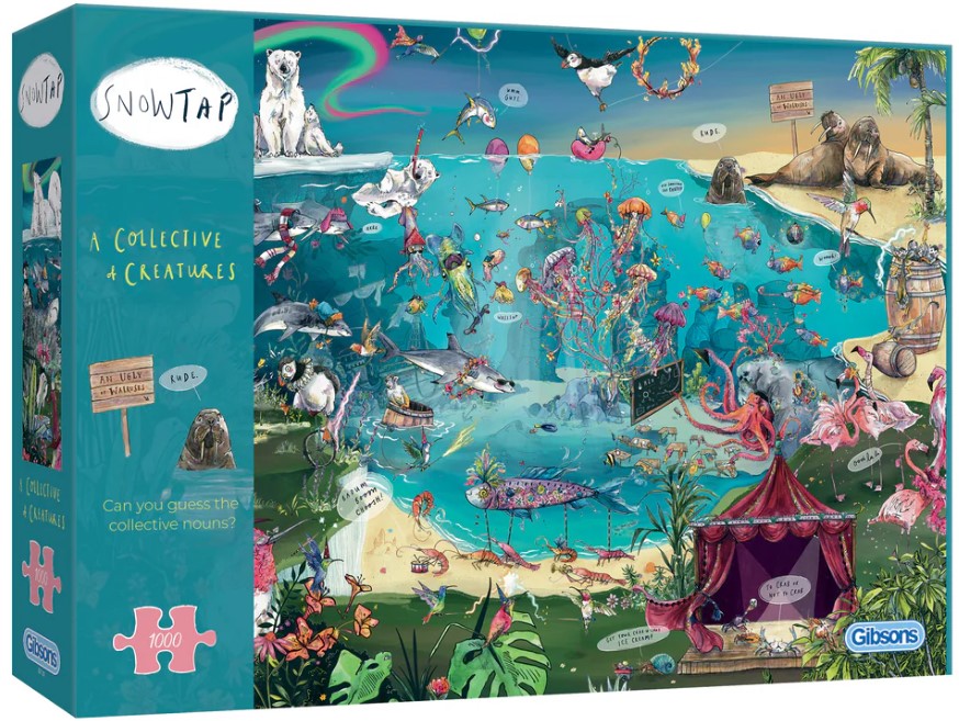 Puzzle Gibsons din 1000 de piese - Colectiv de creaturi