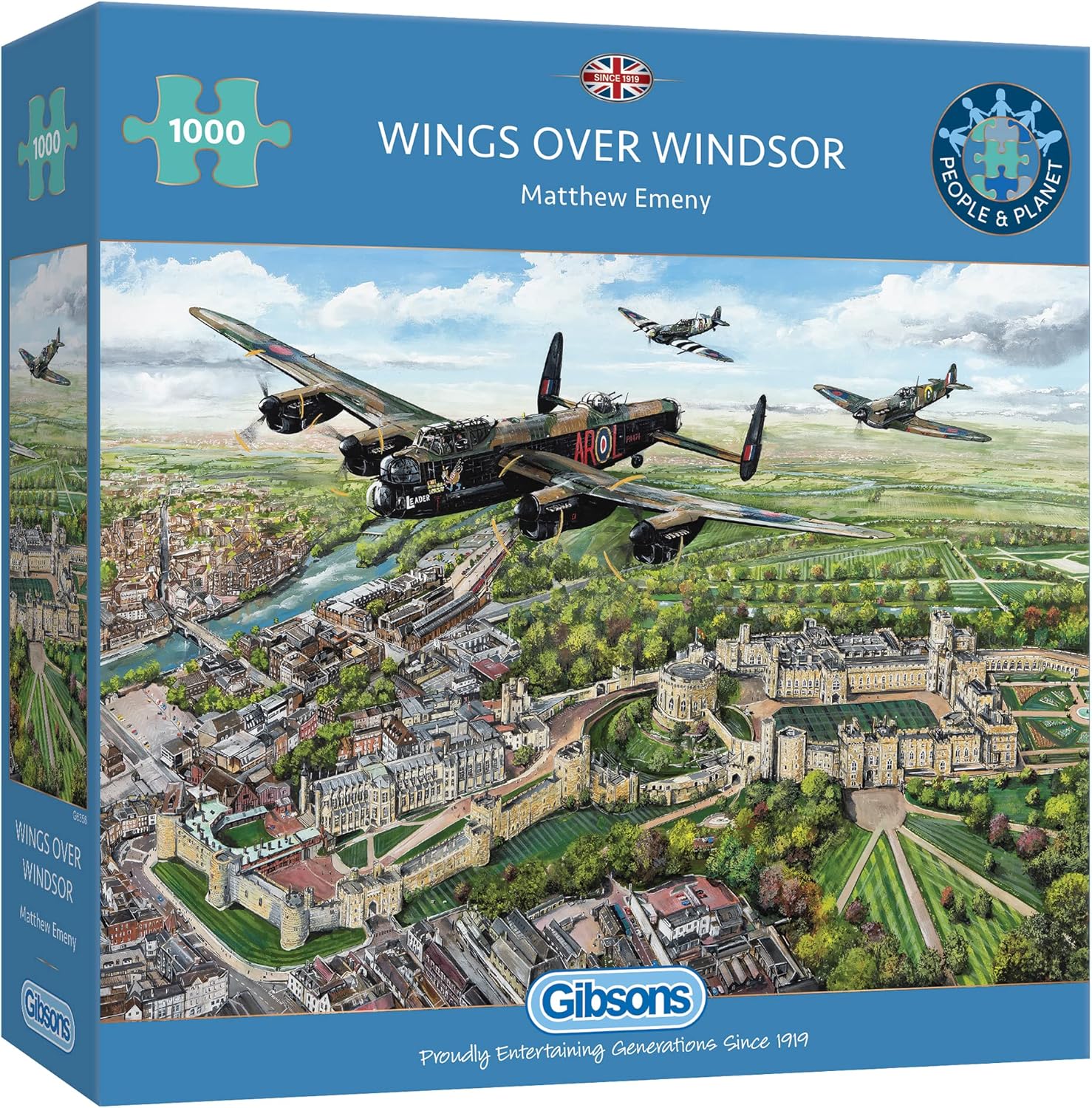 Puzzle Gibsons din 1000 piese - Aripi peste Windsor