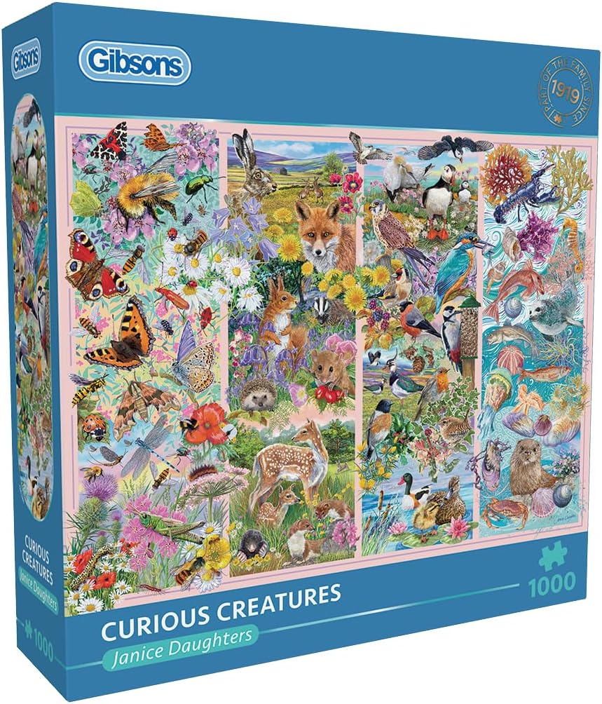 Puzzle Gibsons din 1000 piese - Creaturi curioase