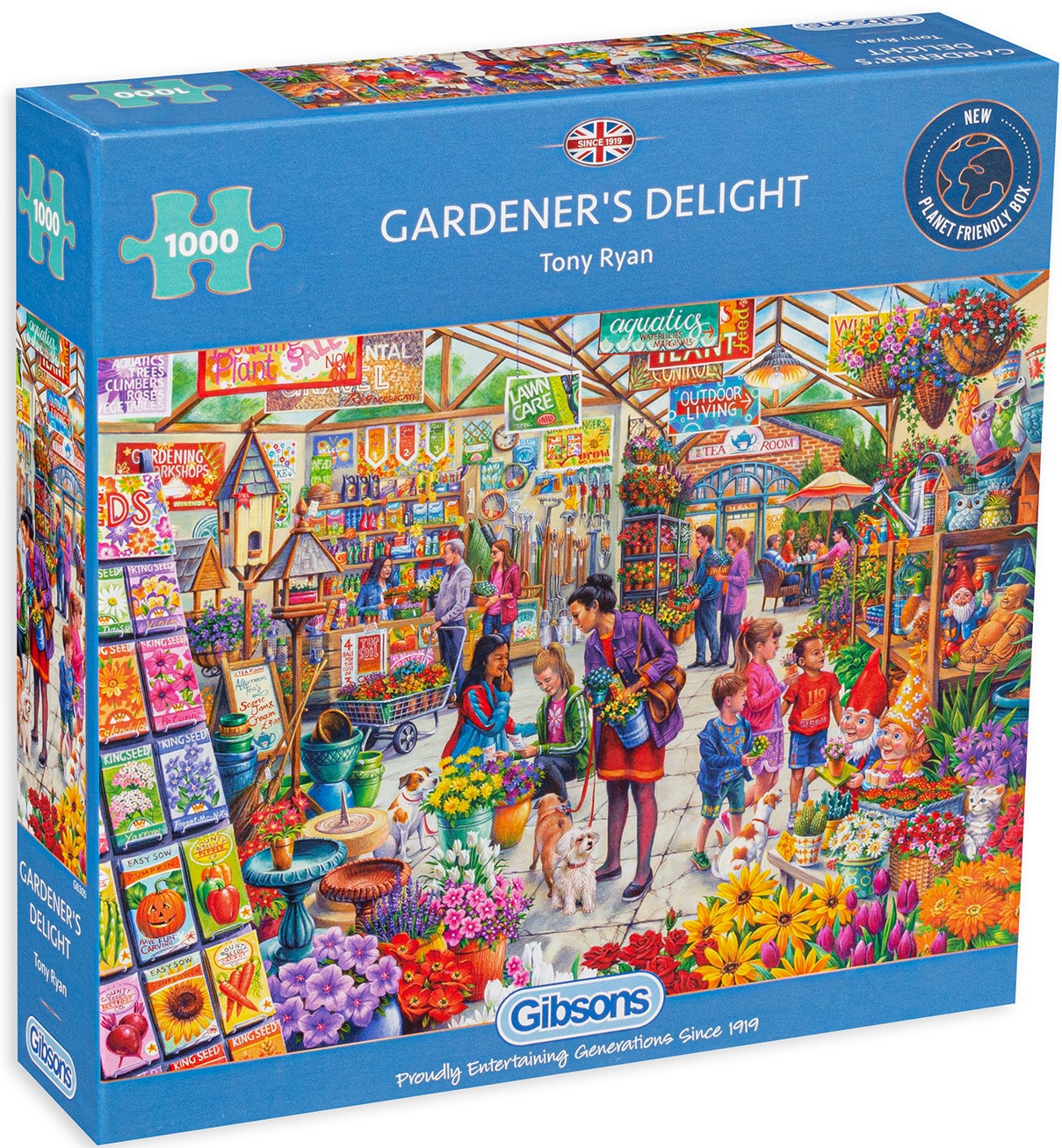 Puzzle Gibsons din 1000 de piese - Florarie