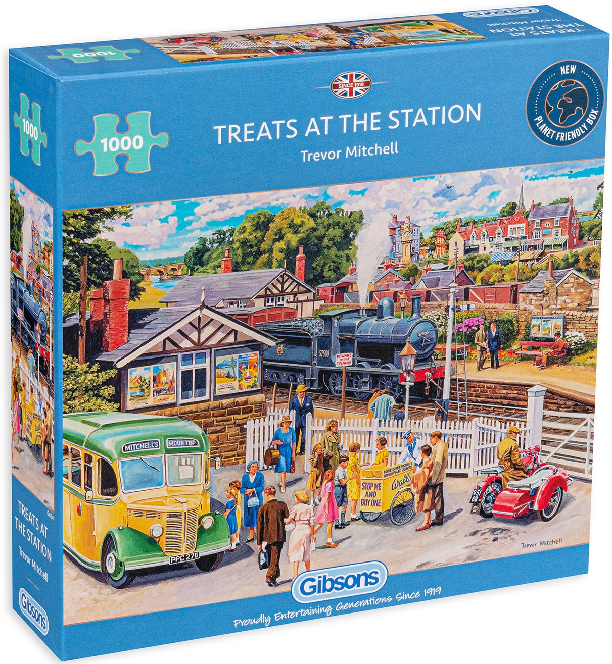 Puzzle Gibsons din 1000 de piese - La gară