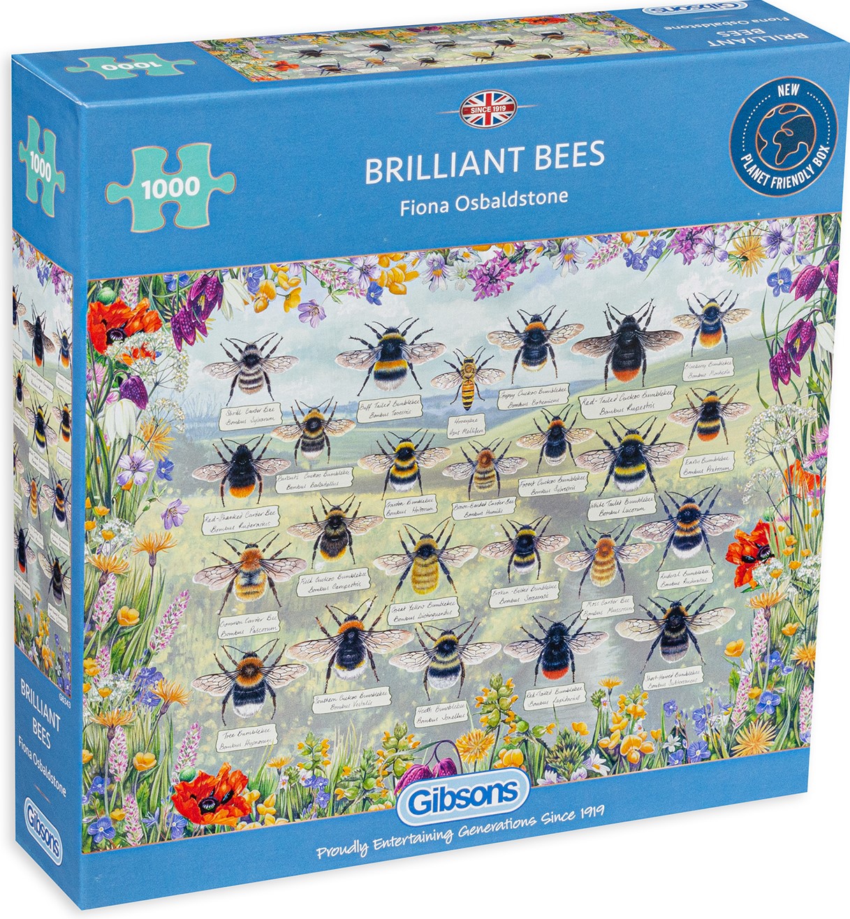 Puzzle Gibsons din 1000 de piese - Insecte