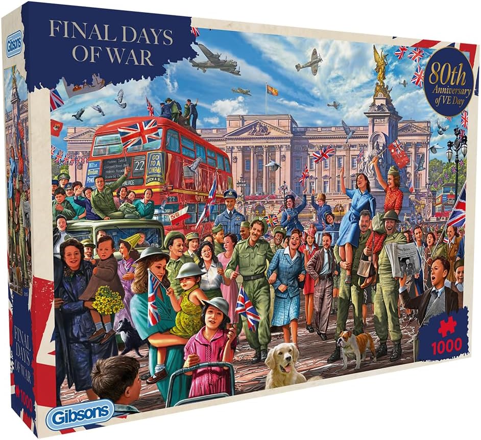 Puzzle Gibsons din 1000 piese - Ultimele zile ale războiului