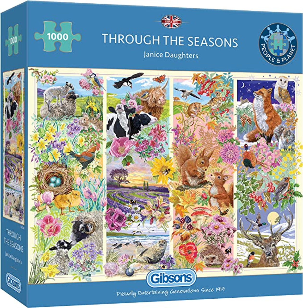 Puzzle Gibsons din 1000 de piese - Prin anotimpuri