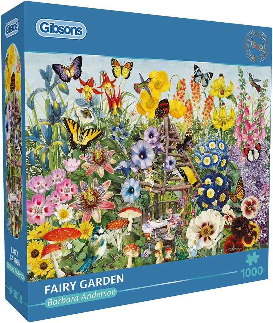 Puzzle Gibsons din 1000 piese - Grădina de zâne