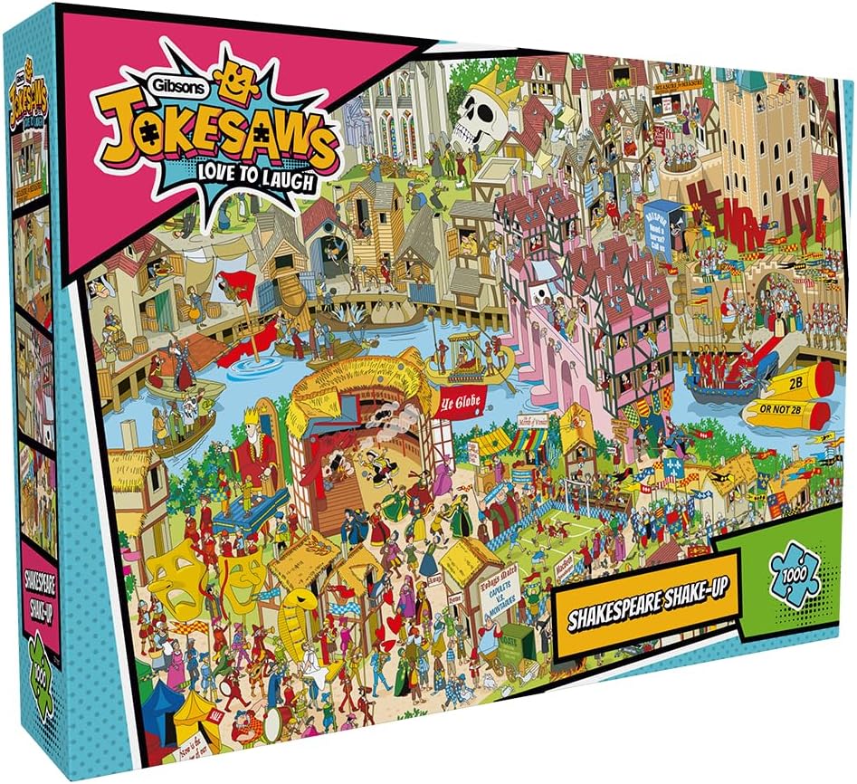 Puzzle Gibsons din 1000 piese - Operele lui Shakespeare
