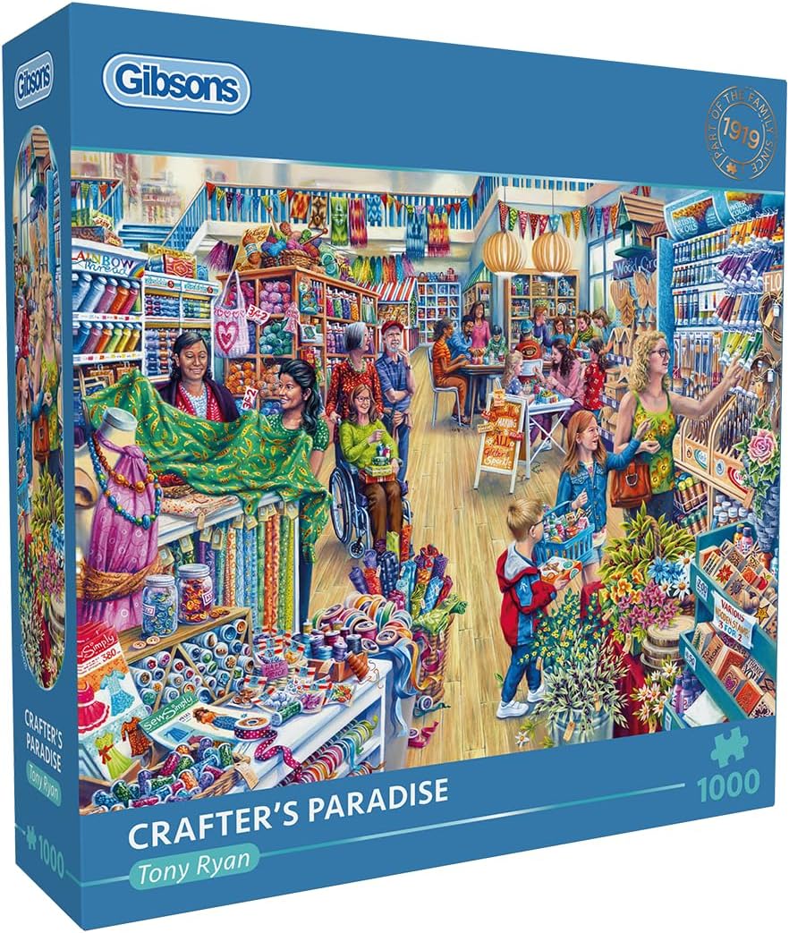 Puzzle Gibsons din 1000 piese -Un paradis pentru artizani