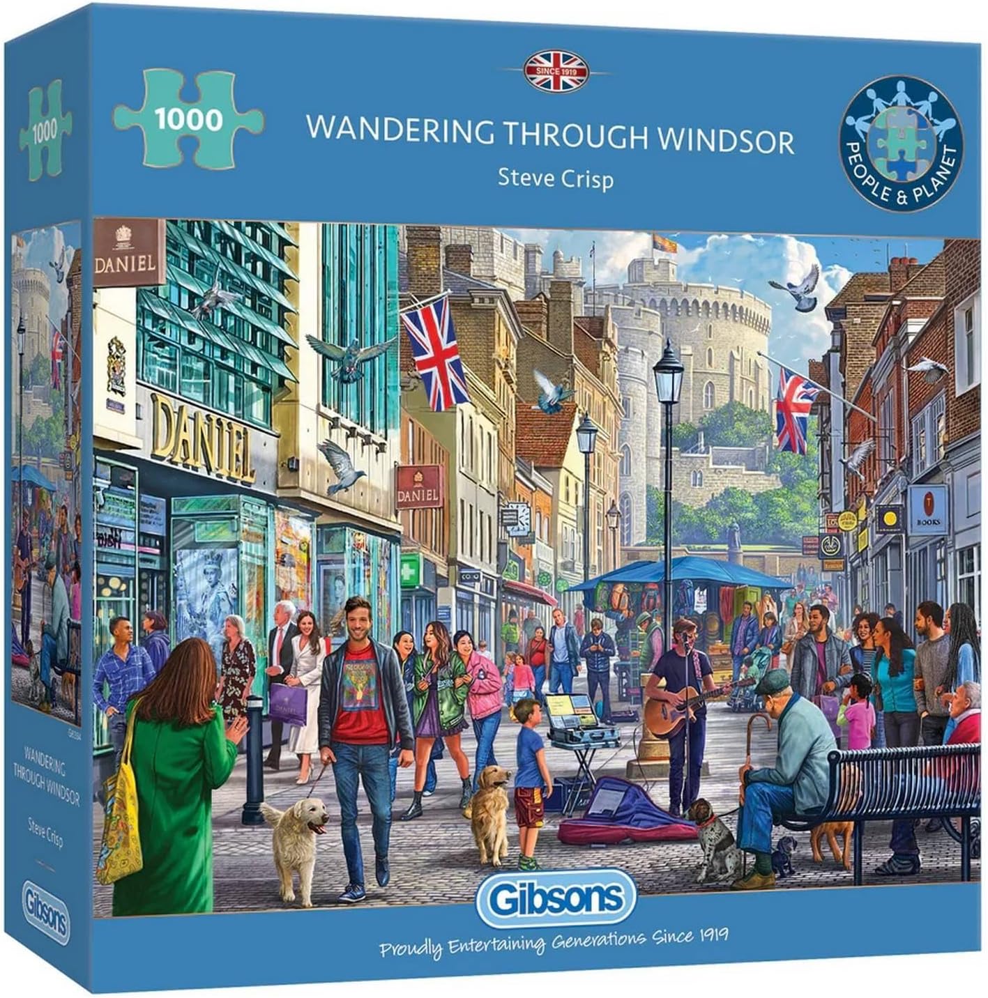 Puzzle Gibsons din 1000 piese - O plimbare prin Windsor