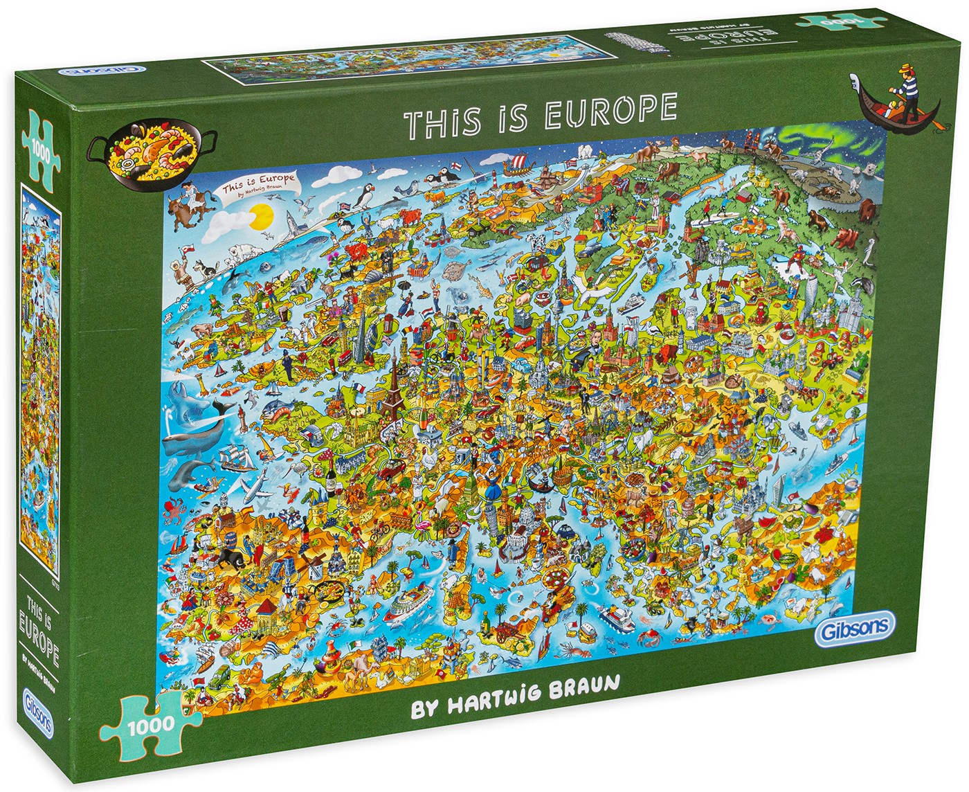 Puzzle Gibsons din 1000 de piese - Aceasta este Europa