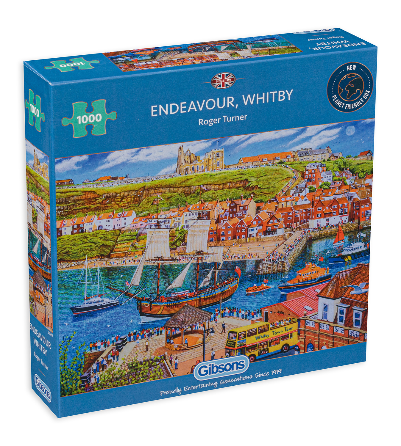 Puzzle Gibsons din 1000 de piese - Whitby, Yorkshire, Anglia, Roger Turner