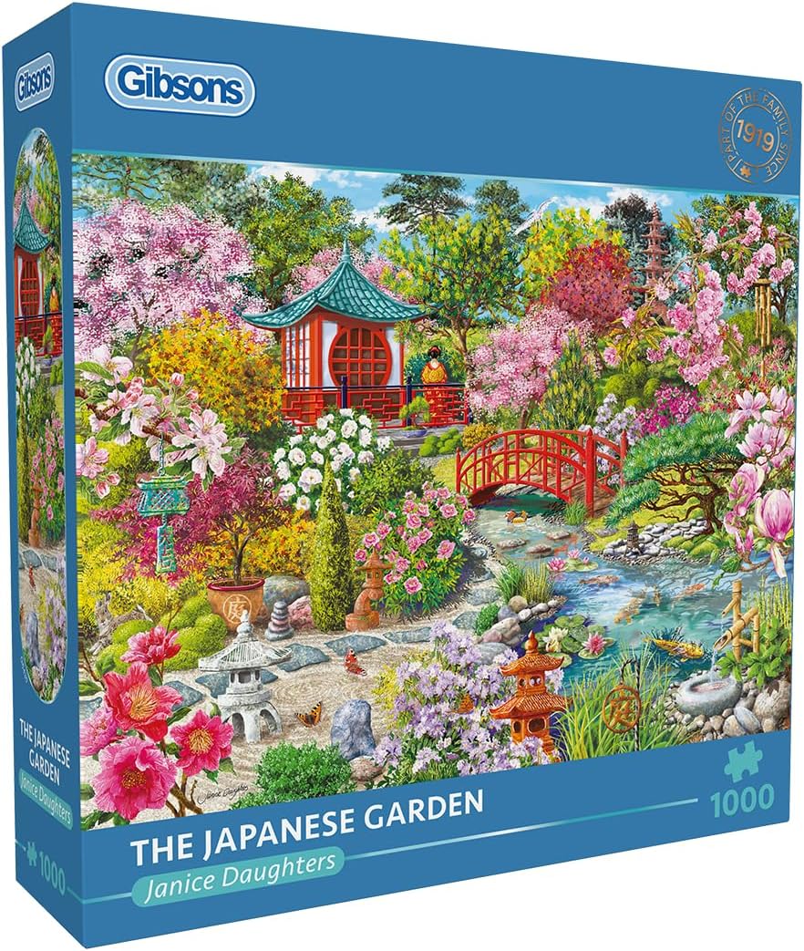 Puzzle Gibsons din 1000 piese - Grădina japoneză