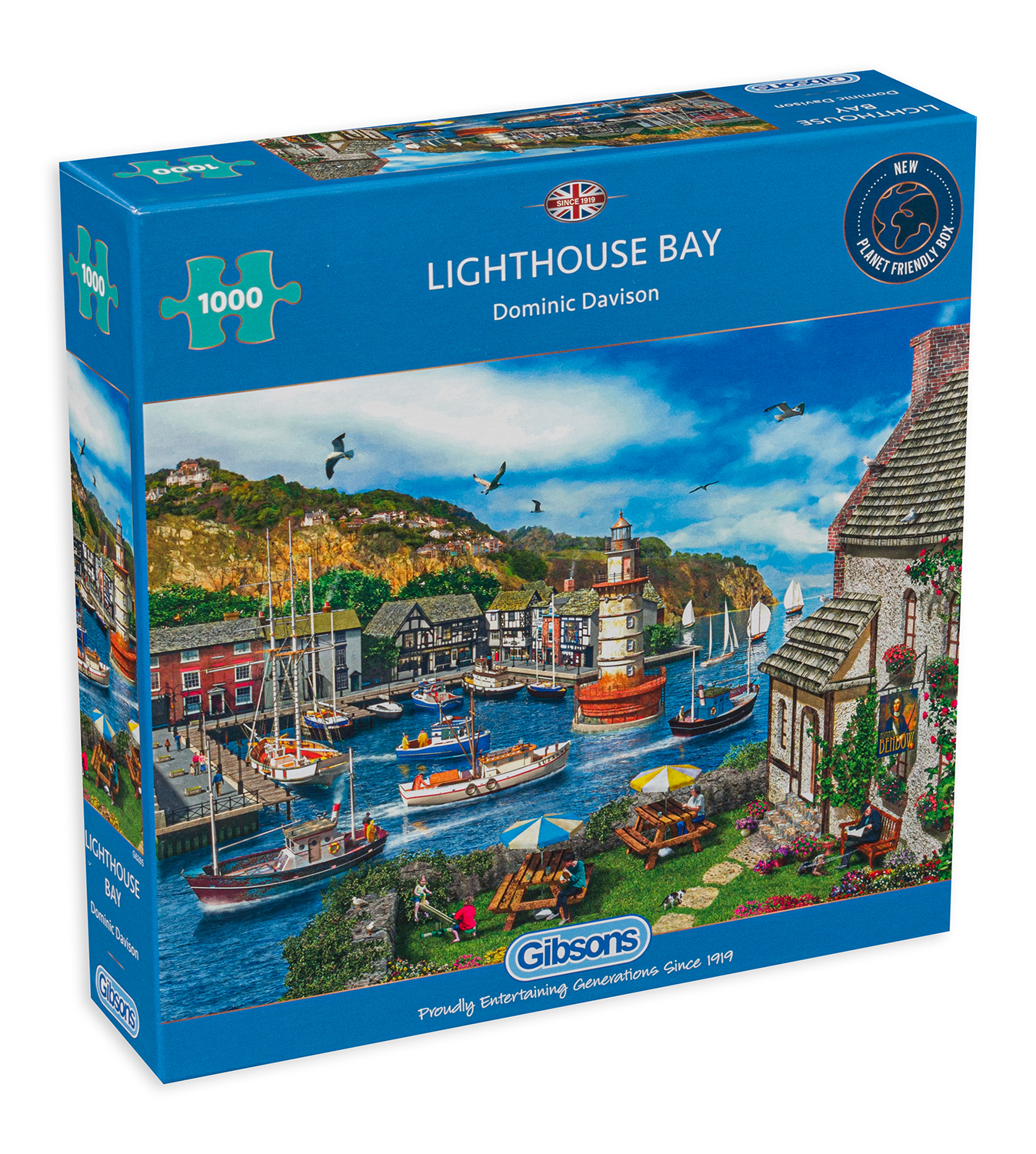 Puzzle Gibsons din 1000 de piese - Lighthouse Bay