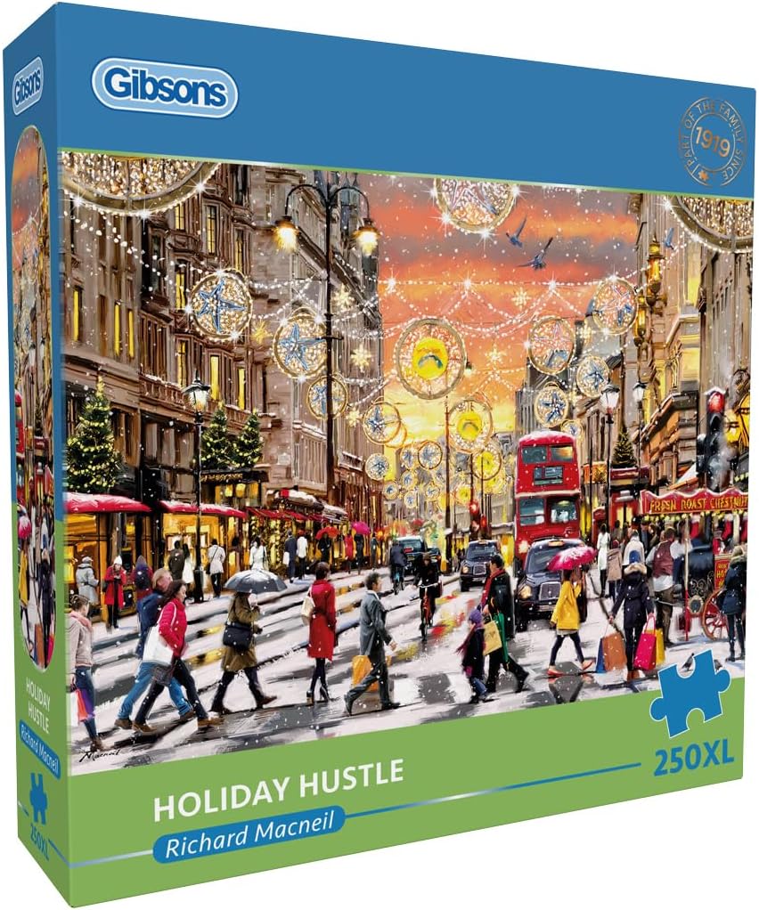 Puzzle Gibsons din 250 XL piese - Agitație de sărbători