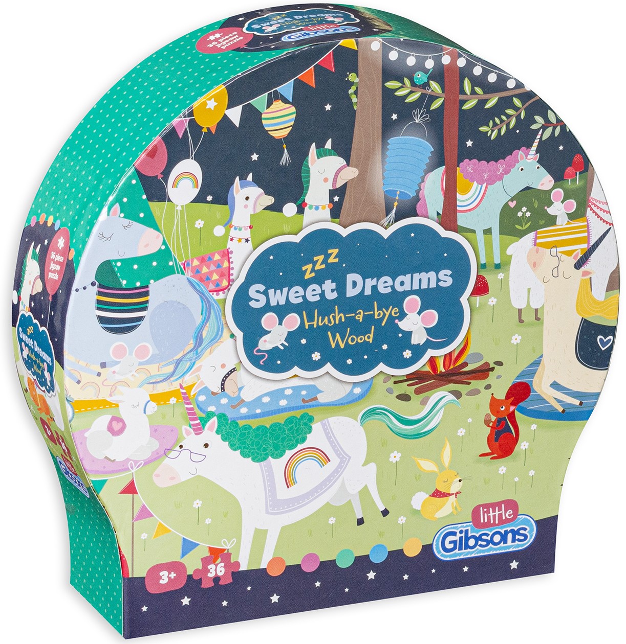 Puzzle Gibsons din 36 de piese - Aventuri in padure