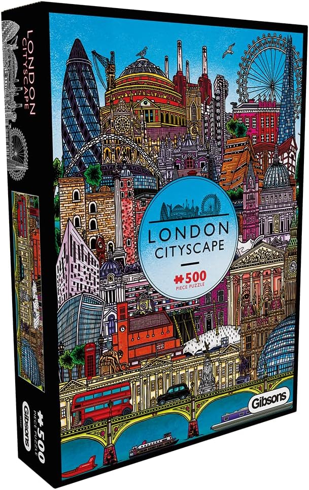 Puzzle Gibsons din 500 piese - Peisajul urban londonez
