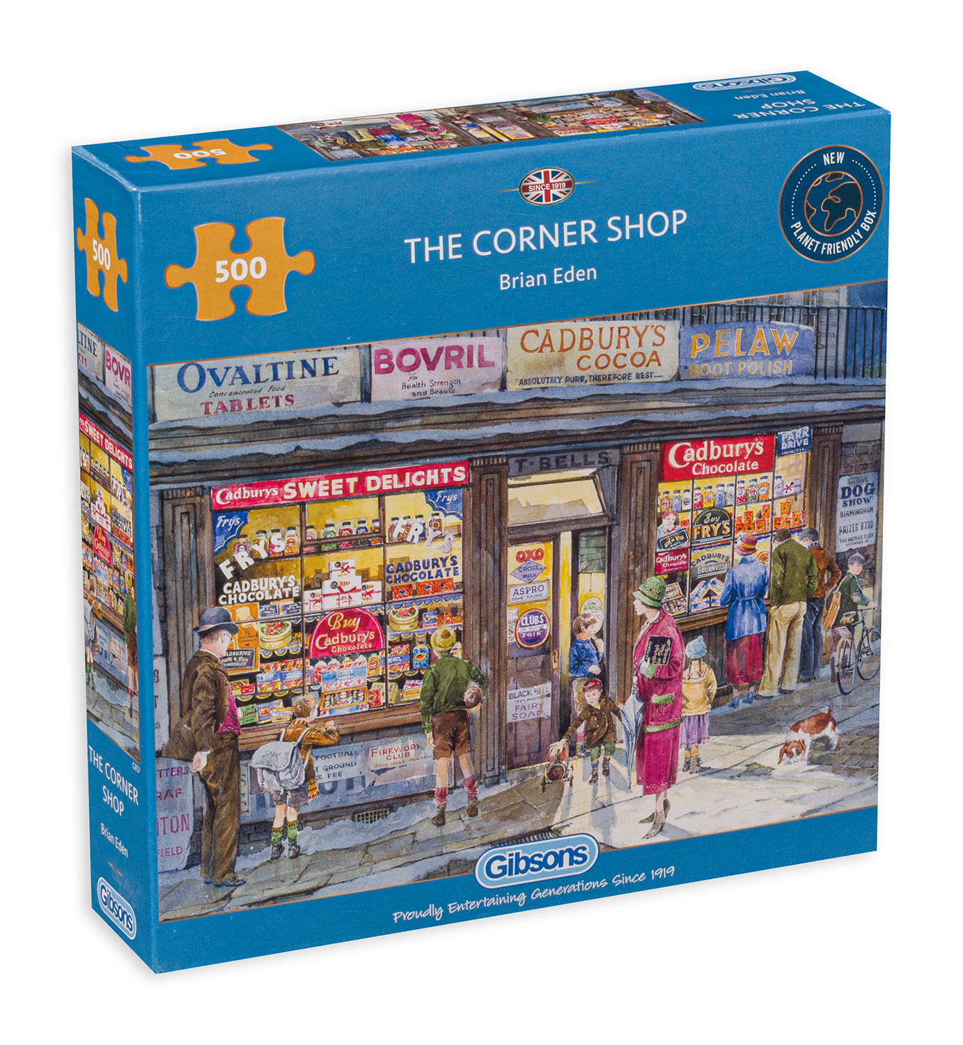 Puzzle Gibsons din 500 de piese - The Corner Shop
