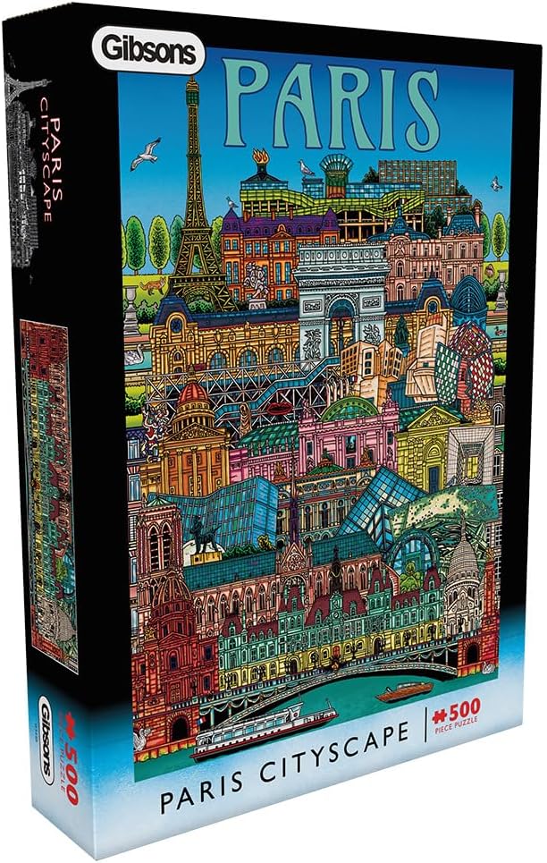 Puzzle Gibsons din 500 piese - Peisajul urban din Paris
