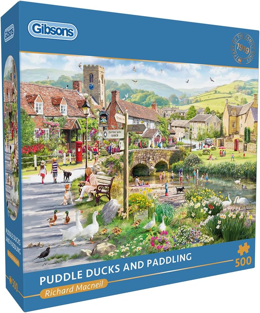 Puzzle Gibsons din 500 piese - Rațe și rățuște