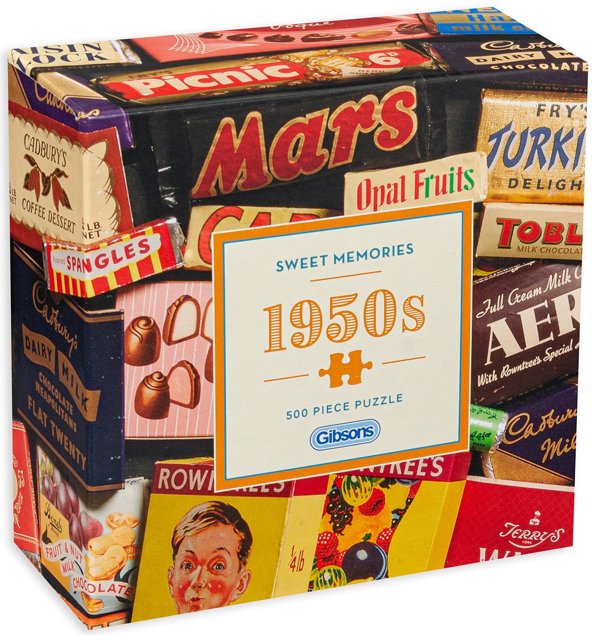 Puzzle Gibsons din 500 de piese - Amintiri dulci din anii 1950