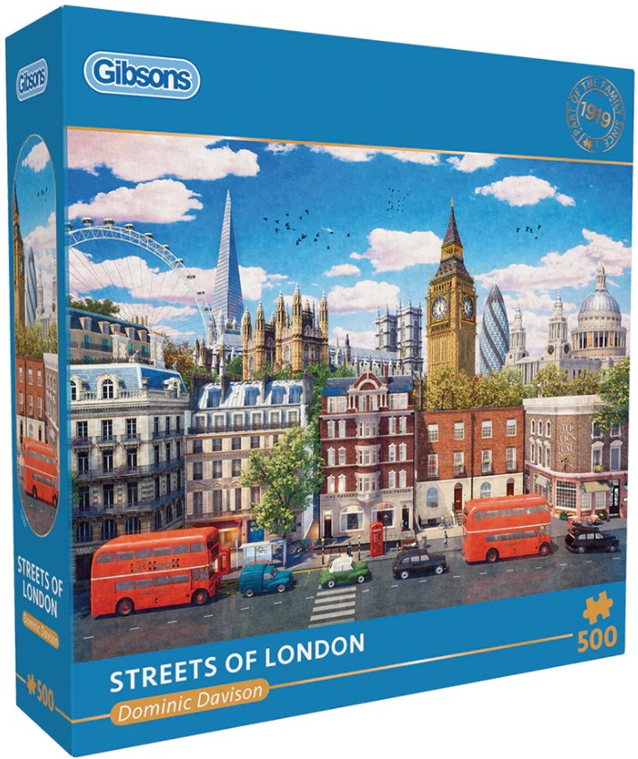 Puzzle Gibsons din 500 de piese - Străzile Londrei
