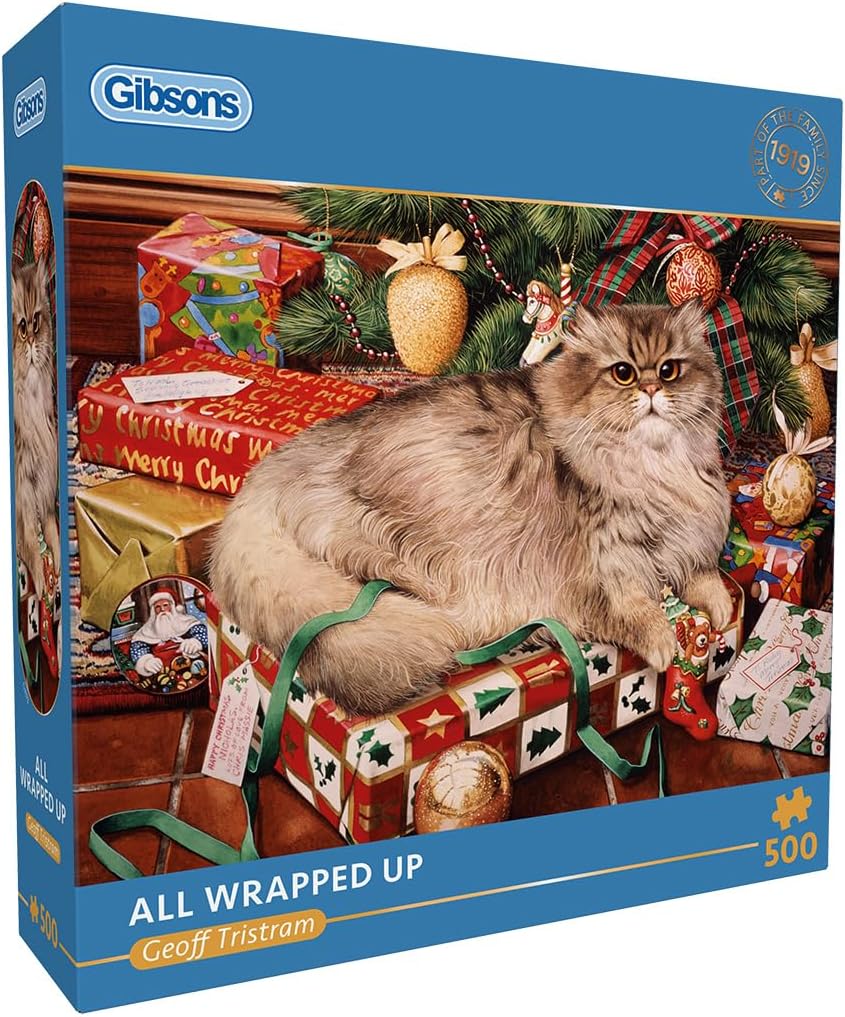 Puzzle Gibsons din 500 piese -Totul este împachetat.