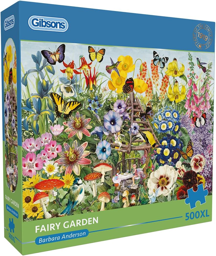 Puzzle Gibsons din 500 XL piese - Grădină de poveste