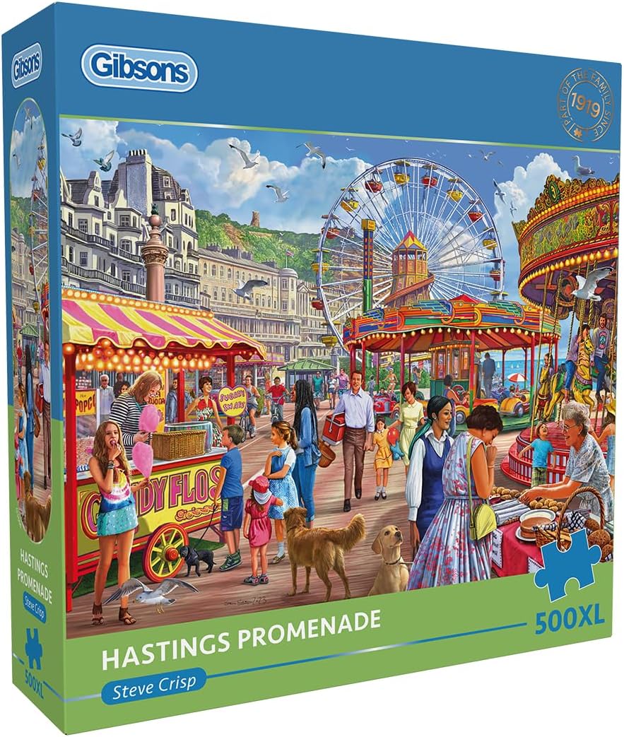 Puzzle Gibsons din 500 XL piese - Promenada Hastings