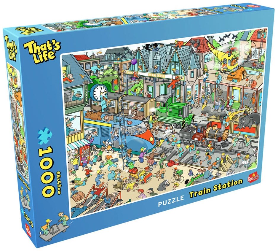 Puzzle Goliath din 1000 piese - Gară