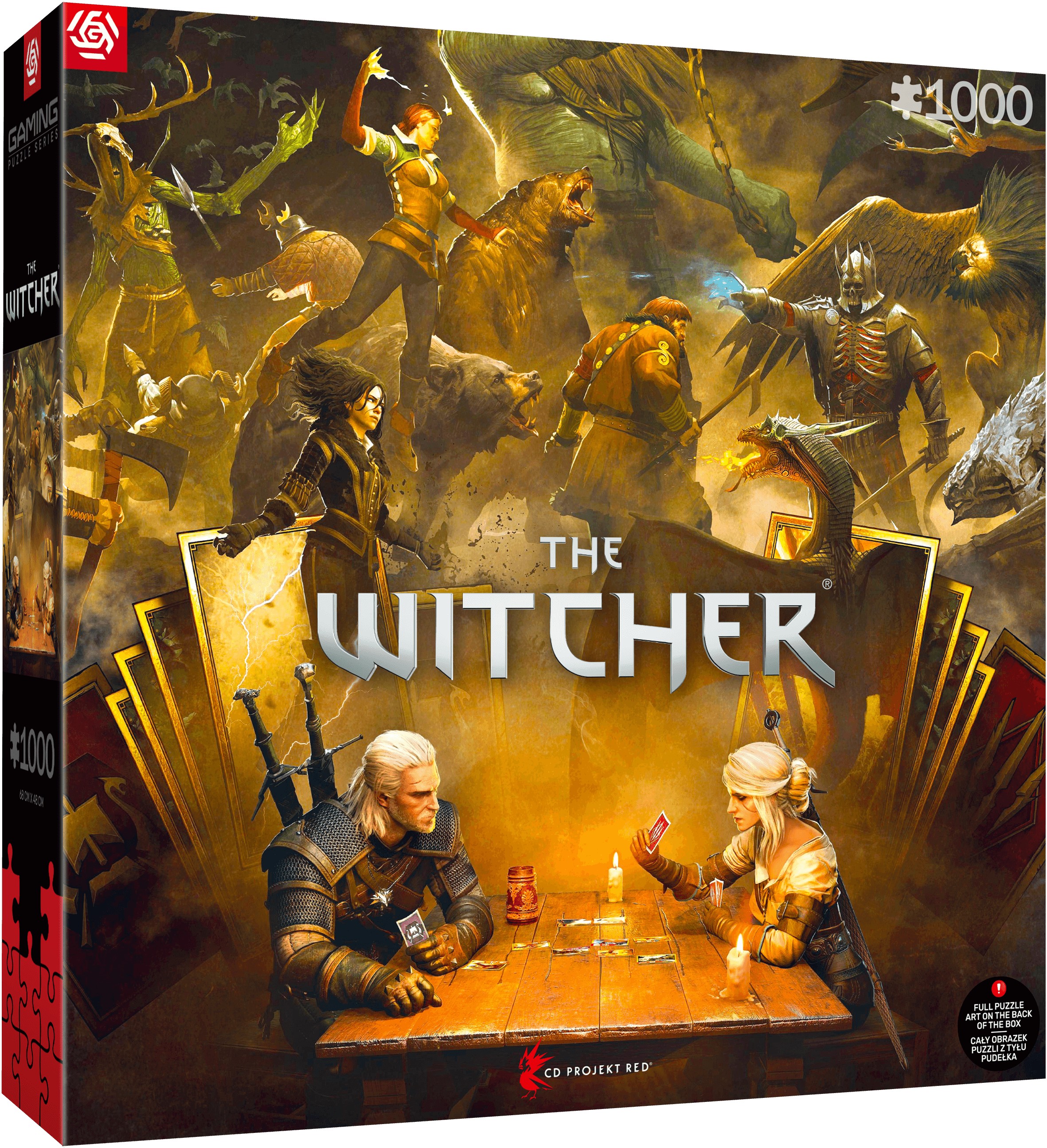 Puzzle Good Loot din 1000 piese - The Witcher: Playing Gwent