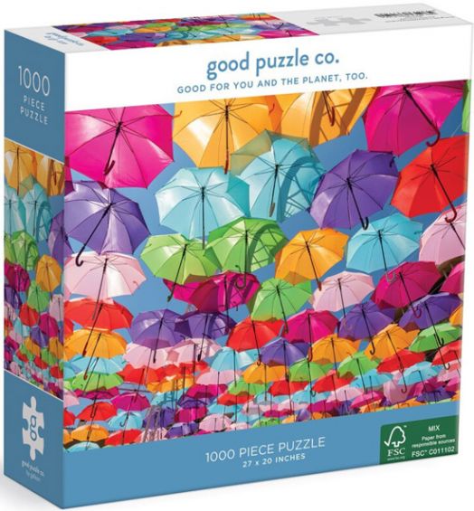 Puzzle Good Puzzle din 1000 de piese - Umbrele colorate