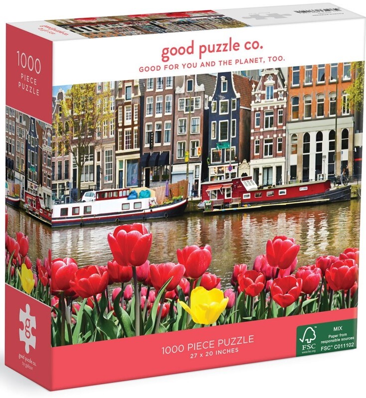 Puzzle Good Puzzle din 1000 de piese - Flori în Amsterdam