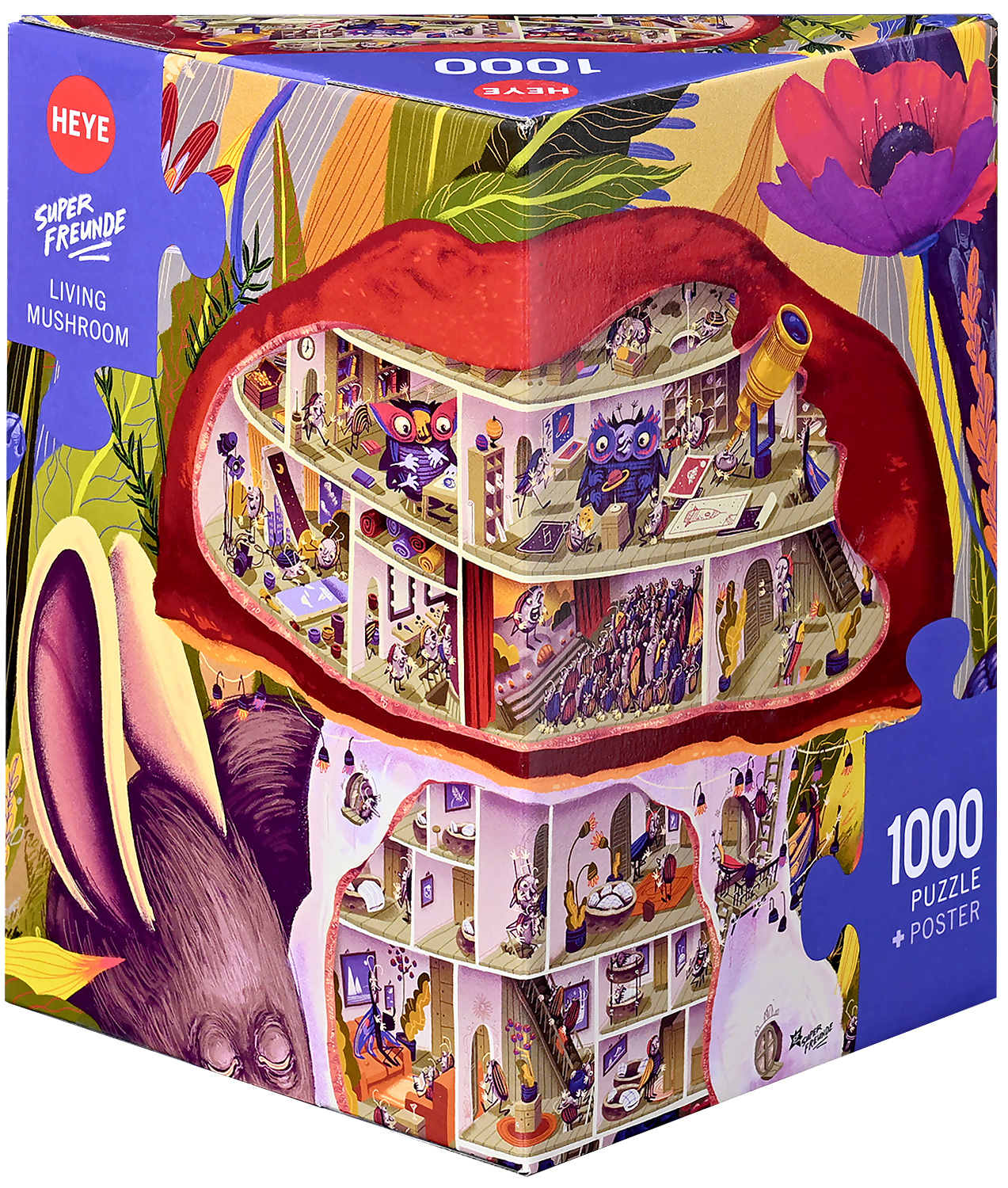 Puzzle Heye 1000 de piese - Casa Ciupercilor