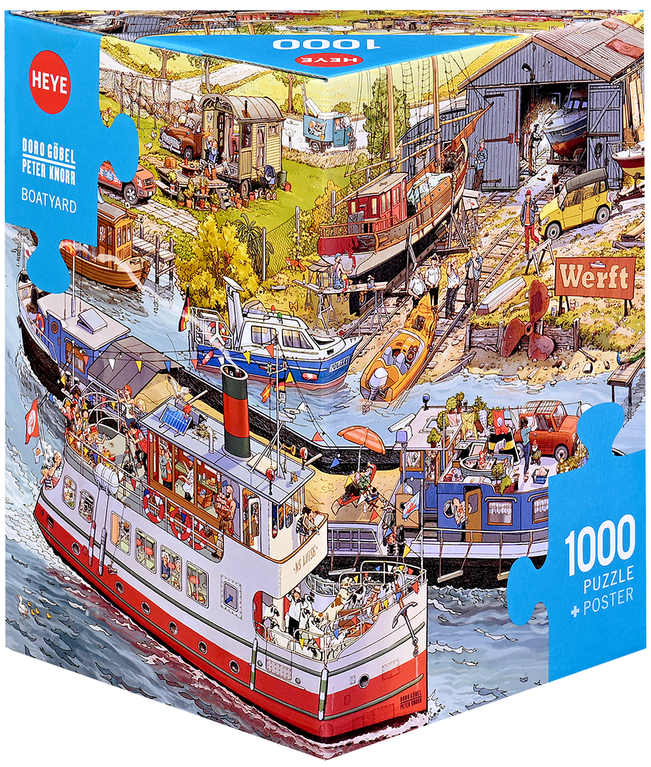 Puzzle Heye 1000 de bucăți - Șantier naval