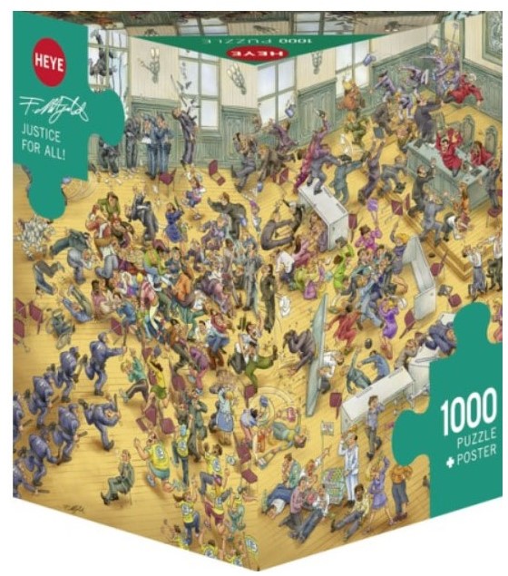 Puzzle Heye din 1000 de piese - Mitgutsch Justice For All!