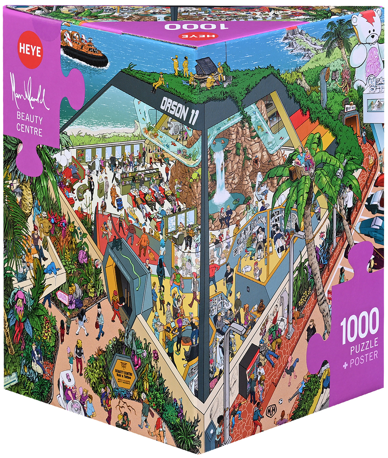 Puzzle Heye 1000 de bucăți - Salon de înfrumusețare