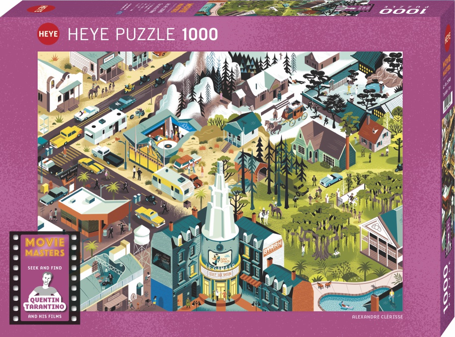 Puzzle Heye din 1000 de piese - Clérisse Tarantino Films