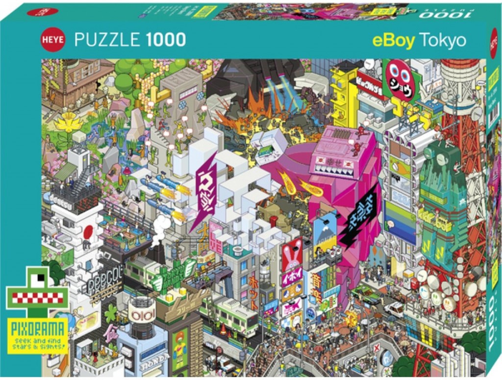 Puzzle Heye din 1000 de piese - Tokyo