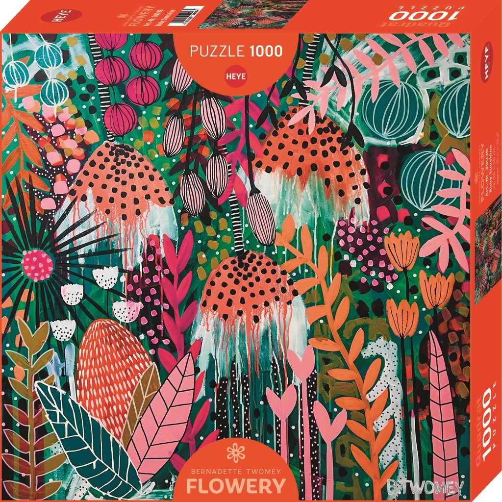 Puzzle Heye din 1000 de piese - Un soare rubin colorat
