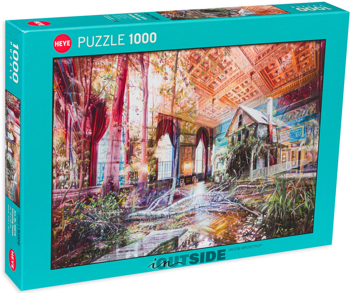Puzzle Heye din 1000 de piese - Clădirea magică
