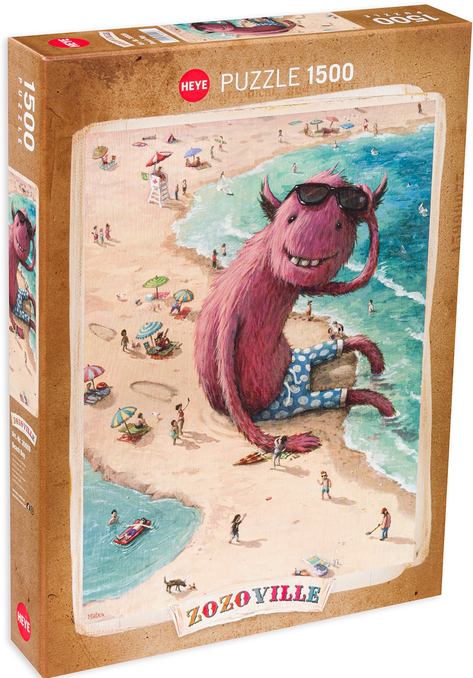 Puzzle Heye din 1500 de piese - Pe plajă